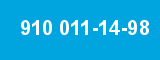 910 011-14-98 910 011-14-98